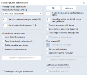 Untis - afdeling automaat